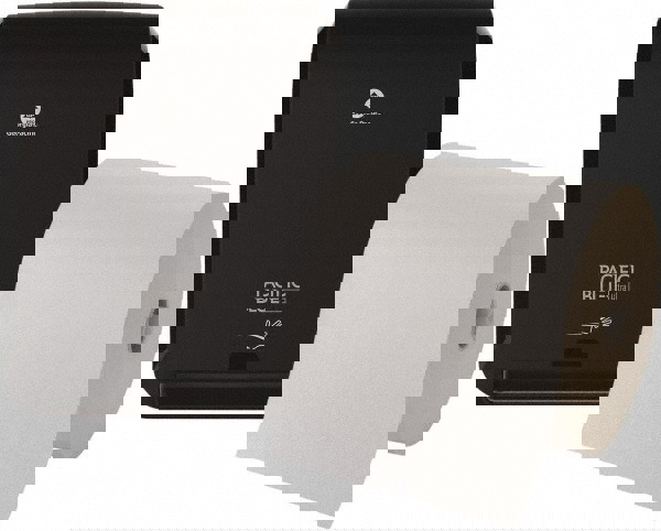 Hard Roll of 1 Ply White Paper Towels